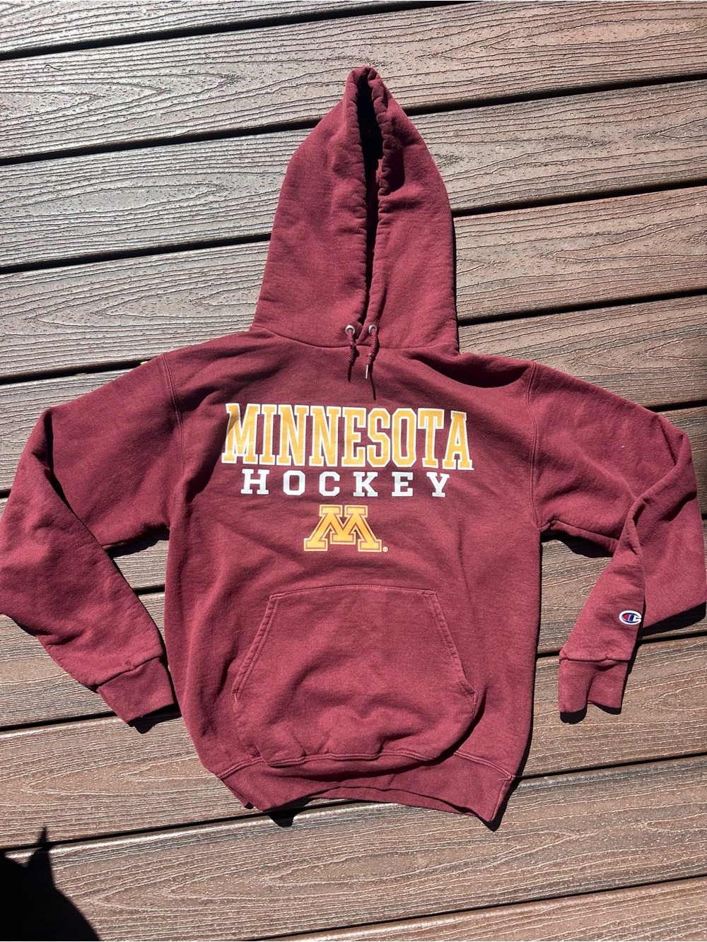 Champion Maroon Minnesota Gopher Hockey Hoodie